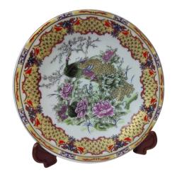 Kosova Tavuskuşu Dekoratif Tabak 11 cm