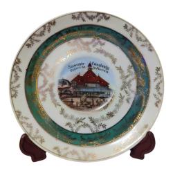 Romanya Constanta Mamaia  Antika Dekoratif Tabak 11 cm