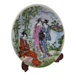 Japon Geleneksel Motifli Dekoratif Tabak 11 cm