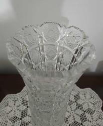 Antika Kesme Kristal Vazo