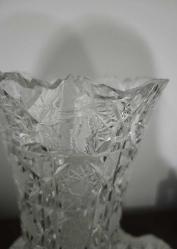 Antika Kesme Kristal Vazo