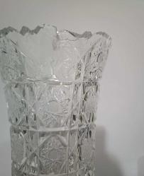 Antika Kesme Kristal Vazo