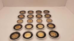 “ANADOLUYA ÖZGÜ HAYVANLAR” 2009-2016 Yılları ARASI 1 LİRA KAPSÜLÜNDE HATIRA TAM SERİ PARA SETİ 457