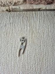 alpaka kedi kolye ucu