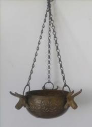 Boğa Figürlü Bakır Kap