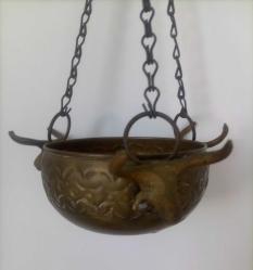 Boğa Figürlü Bakır Kap