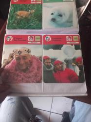 Okyanus  yaşamı kartları kolleksiyonu 72 adet farklı kart