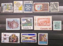 LOT.7 » KARIŞIK DAMGALI KANADA PULLARI M14