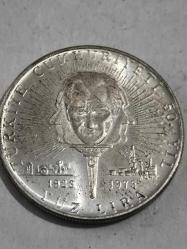 1973 Gümüş 100 Lira Hatıra Para Cumhuriyetin 50.Yılı 22 Gram Gümüş