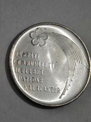 1973 Gümüş 100 Lira Hatıra Para Cumhuriyetin 50.Yılı 22 Gram Gümüş