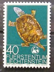 LOT.19 » 1976 LIECHTENSTEIN PULU KAPLUMBAĞA KONULU DAMGASIZ M5B