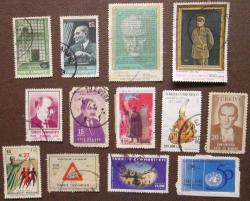 LOT.17 » KARIŞIK DAMGALI TÜRK PULLARI M8