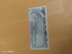 Beş (5) Türk Lirası. Orijinal dönem, çil durumda