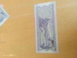 Beş (5) Türk Lirası. Orijinal dönem, çil durumda