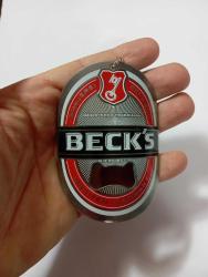 BECK BİRA KAPAK AÇACAK AÇACAĞI  Koleksiyon Dekorluk kullanımlık