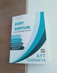 DÖRT DÖRTLÜK KONU PEKİŞTİRME TESTLERİ AYT COĞRAFYA