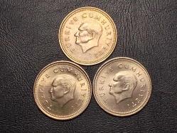 1994 YILINA AİT MADENİ 1000 TÜRK LİRASI  3 LÜ SET  ÇİL TCB 4547