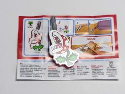 Kinder VQ413 Piranha Nintendo Süper Mario Kinder Sürpriz Yumurta Mini Figür Oyuncak - 2025