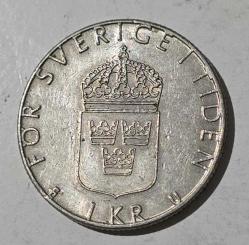İSVEÇ 1977 1 Kron