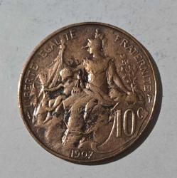 Fransa 10 Centim, 1907