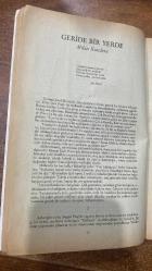ADAM SANAT DERGİSİ - OCAK 1986 SAYI: 2  YAŞAR KEMAL - RAYMOND WILLIAMS - MEHMET H. DOĞAN - IRVING HOWE - ATIF DEMİRCİ - İNCİ ASENA - MEMET FUAT - İ. TİMUÇİN YEKTA - YAVUZ KÖSEMEN - MILAN KUNDERA - NECMİ ZEKÂ - C. B. COX - ZİHNİ KÜÇÜMEN - MELİH CEVDET ANDAY - OKTAY RIFAT - İLHAN BERK - ARİF DAMAR - HEINRICH BÖLL - ERCÜMENT UÇARI - HÜSEYİN HAYDAR - RUŞEN HAKKI - ALİ ASKER BARUT - LATİF DEMİRCİ - ERICH FROMM - JONATHAN CULLER - ERGİN KOPARAN - LANGSTON HUGHES - AYDIN ÜLKEN  YAŞAR KEMAL'İN ROMANLARI - BİR SOY ŞAİR - CONRAD: DÜZEN VE ANARŞI - MAVİ HAREKETİ NEDİR - GERİDE BİR YERDE - ŞİİRİN SESİ SOLUĞU - TİYATROMUZUN DÜŞÜNDÜRDÜKLERİ - DEĞİNMELER - ŞİİR - ARAŞTIRMA - BU SAYIDAKİ KARİKATÜRCÜ - YAYIN DÜNYASINDA - KAPAK - ABONE KOŞULLARI - İLAN KOŞULLARI - 80 SAYFA