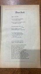 ADAM SANAT DERGİSİ - OCAK 1986 SAYI: 2  YAŞAR KEMAL - RAYMOND WILLIAMS - MEHMET H. DOĞAN - IRVING HOWE - ATIF DEMİRCİ - İNCİ ASENA - MEMET FUAT - İ. TİMUÇİN YEKTA - YAVUZ KÖSEMEN - MILAN KUNDERA - NECMİ ZEKÂ - C. B. COX - ZİHNİ KÜÇÜMEN - MELİH CEVDET ANDAY - OKTAY RIFAT - İLHAN BERK - ARİF DAMAR - HEINRICH BÖLL - ERCÜMENT UÇARI - HÜSEYİN HAYDAR - RUŞEN HAKKI - ALİ ASKER BARUT - LATİF DEMİRCİ - ERICH FROMM - JONATHAN CULLER - ERGİN KOPARAN - LANGSTON HUGHES - AYDIN ÜLKEN  YAŞAR KEMAL'İN ROMANLARI - BİR SOY ŞAİR - CONRAD: DÜZEN VE ANARŞI - MAVİ HAREKETİ NEDİR - GERİDE BİR YERDE - ŞİİRİN SESİ SOLUĞU - TİYATROMUZUN DÜŞÜNDÜRDÜKLERİ - DEĞİNMELER - ŞİİR - ARAŞTIRMA - BU SAYIDAKİ KARİKATÜRCÜ - YAYIN DÜNYASINDA - KAPAK - ABONE KOŞULLARI - İLAN KOŞULLARI - 80 SAYFA
