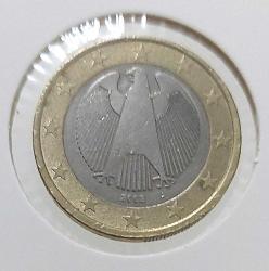 2002 ALMANYA 1 EURO ORİJİNAL MADENİ PARASI ÇİLALTI E2E1U1 NADİRDİR