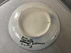 KÜTAHYA EL İŞÇİLİĞİ ÇİNİ TABAK