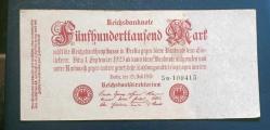 Almanya 1923 500 Bin Mark