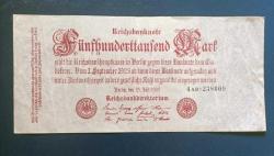 Almanya 1923 500 Bin Mark