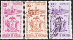 +++ VENEZUELLA TRUJILLO ARMASI ve BOLİVAR ANITI       1957    - DAMGALI