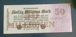Almanya 1923 50 Milyon Mark Enflasyon Dönemi