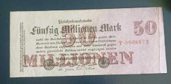 Almanya 1923 50 Milyon Mark Enflasyon Dönemi