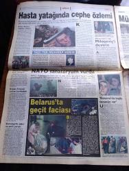 Sağduyu Gazetesi - Turkish Newspaper - 1 Haziran 1999 - uzmanlar Abdullah Öcalan'ın görünüşüne aldanmayın dedi - Abdullah Öcalan kardeşlik ve barış için yaşaması gerektiğini söyleyerek pişmanım dedi Fotoğrafı - şehit yakınları isyan ettiler - DGM'ler değişiyor - DSP pişmanlık yasası istedi - Yunanistan başbakanı Kostas Simitis Öcalan'ın açıklamaları Türk Yunan ilişkilerini zedeleyebilir dedi - PKK'ya destek veren Almanlar Şimdi de Öcalan davasını AİHM'e taşıyor - PKK koruculara saldırdı - Keşmirde mücahitler direnişte - Kosova'da toplu tecavüz var - ABD'den sırplara çağrı Miloseviç'i devirin - İsrail lübnan'ı bombaladı - Abdullah Öcalan'ın yargılandığı tarihi duruşmada mudanya'da kuş uçurtulmadı - Fidan çocuk dergisi sahibi Ali Osman Deniz röportaj - Galatasaray şampiyonluk coşkusunu doyasıya yaşayarak kutlama dersi verdi fotoğraf - Göztepe 17 yıl sonra tekrar birinci ligde - Fenerbahçe'de revizyon - Beşiktaş'ta yabancılar sağlık kontrolünde - sigaraya dakikada 6 kurban