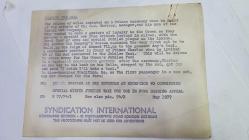 KRAL III. CHARLES'IN (CHARLES PHILIP ARTHUR GEORGE) ORİJİNAL 2'Lİ FOTOĞRAF SETİ - ORIGINAL (2) PHOTOGRAPH OF CHARLES III, (CHARLES PHILIP ARTHUR GEORGE) - 20 x 15 cm EBADINDA - GALLER PRENSİ CHARLES, LONDRA TAKSİ ŞİRKETİ YÖNETİCİSİ BAY G.W. TROTTER VE ADAMLARININ ÇABALARINI DUYDUĞUNDA SARAYDA BİR TÖREN DÜZENLENMESİNDE ISRAR ETTİ. KRALİYET AİLESİNE BAĞLILIKLARINI GÖSTERMEK İÇİN BRİTİSH LEYLAND'DAN ÖZEL BİR GÜMÜŞ TAKSİ SİPARİŞ ETTİLER; - (THE PRINCE CHARLES OF WALES INSISTED ON A PALACE CEREMONY WHEN HE HEARD OF THE EFFORTS OF MR. G.W. TROTTER, MANAGER, AND HIS MEN OF THE LONDON CAB COMPANY. THEY WANTED TO MAKE A GESTURE OF LOYALTY TO THE CROWN SO THEY ORDERED A SPECIAL CAB FROM BRITISH LEYLAND IN SILVER, WITH THE ROYAL COAT OF ARMS AND SPECIAL JUBILEE PLAQUE ON THE INSIDE. PRINCE CHARLES AT THE CONTROLS AT RECEPTION TO COMMISSION SPECIAL SILVER JUBILEE TAXI FOR USE IN FUND RAISING APPEAL. MAY 1977) - ÖZEL ARŞİV