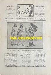 Osmanlıca Karagöz Mizah Dergisi-Gazetesi, Orijinal Dönem Basım, (Ottoman Magazine-Newspaper-Journal Illustré Cara-Gueuz) - 15 Aralık 1923 - Sayı: 1643 - Hicri: 7 Cemaziyelevvel 1342 - Rumi: 15 Kanun-i Evvel 1339 - Karikatür: 