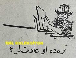 Osmanlıca Karagöz Mizah Dergisi-Gazetesi, Orijinal Dönem Basım, (Ottoman Magazine-Newspaper-Journal Illustré Cara-Gueuz) - 22 Temmuz 1925 - Sayı: 1810 - Hicri: 1 Muharrem 1344 - Rumi: 22 Temmuz 1341 - Karikatür: Fas'ta İspanyollar Gibi Fransızlar da Pes Dediler! 