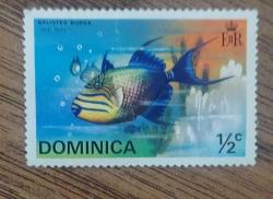 Karayip Denizi Dominica- damgasız pul