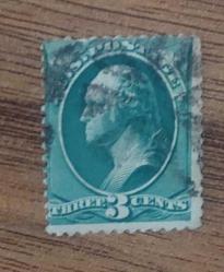 LOT.16 » Amerika 1873- 1882 Washington- 3.c. damgalı