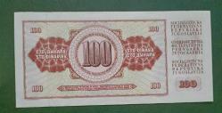 Yugoslavya 1978 100 Dinar Çil