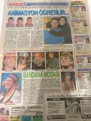 KELEBEK GAZETESİ DOĞUM GÜNÜ HEDİYESİ (TURKISH NEWSPAPPER) - 30 EKİM 1992 - TAM TAKIM 4 SAYFADIR -Salih Acar-Mesut Yılmaz-Robin Williams-Marsha Garces-Anna Nicole Smith-Rupert Murdoch-Hulk Hogan-Eddie Murphy-Willie Nelson-Richard Grieco-Bruce Springsteen-Mickey Rourke-John McEnroe-Psikolog Dr Muhteşem Nejad-Dr Gündüz Tezmen-Azize Bergin-Zeynep Uğur-Tutku Çetin-Hizmetkar eşler-Salih Beyin ailesi-Mesut Yılmaz butik açtı-Ressam Salih Acarın aklı fikri kuşlarda-Kuş kanadında yaşamak-Alo nun püf noktaları-Aromatik yağlarla zayıflayın-Hanımlar gözünüz aydın Artık mine niz var-Makat idrar yolu organı değildir-Oğlumun kalmabağsığı kasıldı-Anne olmak güçlük çekiyorum-Bilmemek ayıp değil-Beylerin doğum günleri-Sevgili Güzin Abla-Tatil köylerinin çılgın eğlenceleri okullu oldu-Animasyon öğretilir-Bandana modası-Anneler babalar-Alo Arkadaş-Alo Hayat Arkadaşı-Müzik Box-Türk Pop-Yabancı Pop-Türk Sanat Müziği-Türk Halk Müziği-Arabesk Fantezi-Astrologi-Yıldızınız-Asteriks Esrarengiz Yolculuk-Bizimkiler