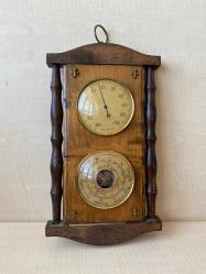 TERMOMETRE VE BAROMETRE AHŞAP NO 654