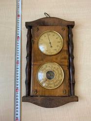 TERMOMETRE VE BAROMETRE AHŞAP NO 654