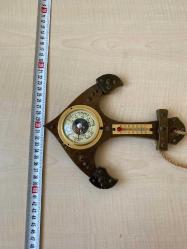 TERMOMETRE VE BAROMETRE AHŞAP NO 686