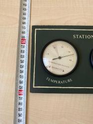 TERMOMETRE VE BAROMETRE AHŞAP NO 683