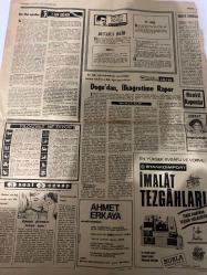 TERCÜMAN GAZETESİ - DOĞUM GÜNÜ HEDİYESİ (TURKISH NEWSPAPPER) - 4 EYLÜL 1971  - SADECE TEK YAPRAKTIR -Necati Sağır-Mahir Çayan-Kenan Akın-Ali Rıza Alp-Hülya Koçyiğit-Hüseyin Baradan-Hümeyra-Fikret Hakan-Rauf Tamer-Züleyha Münif-Ahmet Erkaya-Eminsu maaşları 3 derece artarak yeniden ayarlandı-İstimlaklere 150 milyon ayrıldı-Çevre yolu için bir mahalle tamamen yıkılacak-Doğu’nun yarasını saranlar-Esnaf Bayramı, Kırşehir’de büyük törenlerle başlıyor-Sakat taklidi yapıp dilenen 41 kişi tutuldu-Heyecandan sahnede dili tutuldu-Hümeyra ile Fikret Hakan İzmir’de sessizce nişanlandı-Islah edilmiş ücretli park-Teklifimiz, oto sahiplerini memnun, Belediye’yi zengin edecektir-Trafik için el ele-Tercüman Doğu ve Güneydoğu Anadolu’nun dertlerine parmak basıyor-Yürümek-Atabey Narı konmazsa, et 25 liraya çıkar-Duvara dair-İmdat-Bu yokuş-Doğu’dan, İlköğretime Rapor-Renkli Kuponlar-Dikkat-Yıldızınız ne diyor-3 sual 3 cevap-Nöbetçi eczaneler-En yüksek evsaflı ve verimli imalat tezgahları-Inci’yi isteyiniz-