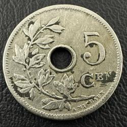 Belçika 5 Centim 1905.