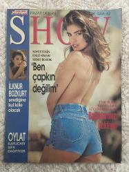 1994 Hürriyet Pazar show dergisi Cindy Crawford sayı 52