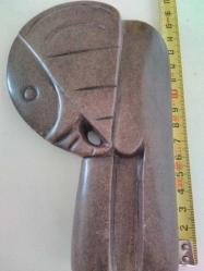 Shona, El Yapımı, Kahverengi Serpantin Heykel: Büyük Fil