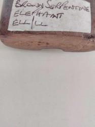 Shona, El Yapımı, Kahverengi Serpantin Heykel: Büyük Fil